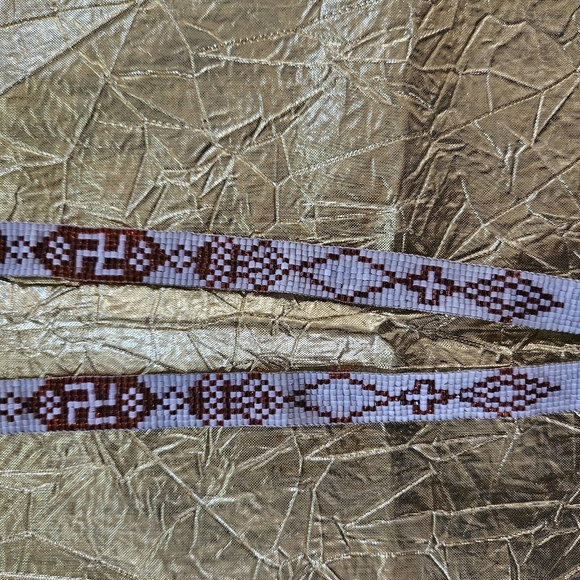 Necklace VINTAGE French Art Deco Flapper Beaded - Picture 2 of 5